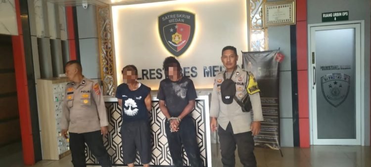 Polsek Medan Tembung dan PP Amankan Ayah dan Paman Diduga Cabuli Anak di Bawah Umur
