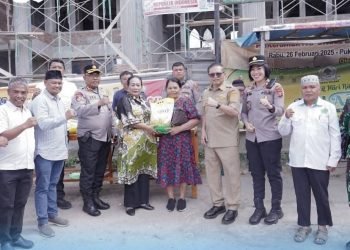 Wakil Bupati Karo Hadiri Gerakan Pangan Murah Polres dan Perum Bulog