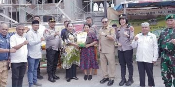 Wakil Bupati Karo Hadiri Gerakan Pangan Murah Polres dan Perum Bulog