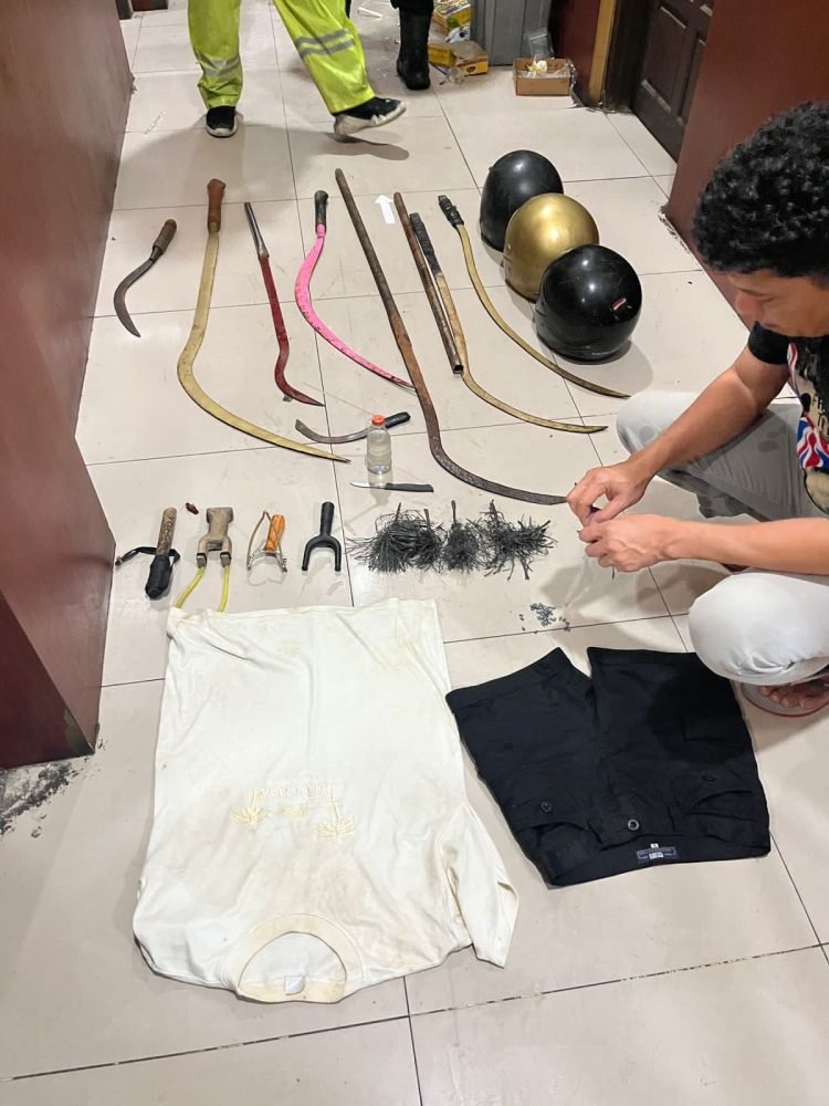 Tim Gabungan Polres Belawan dan Brimob Ringkus Pelaku Tawuran Maut