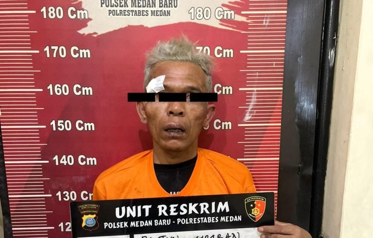 Polsek Medan Baru Tangkap Pelaku Curanmor di Jalan Abdullah Lubis
