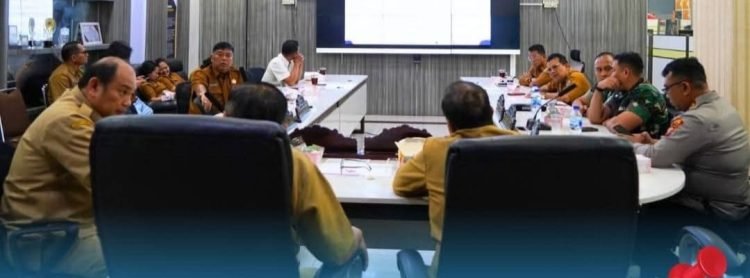 Forkopimda Kabupaten Karo Mengikuti Rapat Perkembangan Situasi Terkini