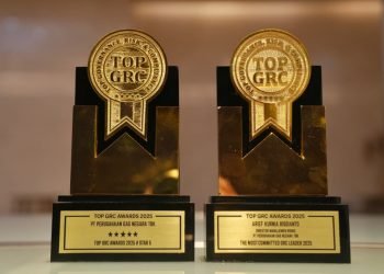 Komitmen Nyata Terapkan GRC dalam Bisnis, PGN Raih TOP GRC Award 2025