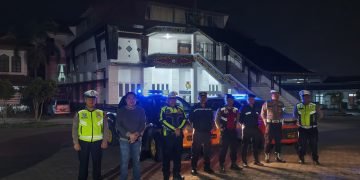 Patroli Gabungan Polres Tanah Karo, Cegah Gangguan Kamtibmas di Kabanjahe dan Sekitarnya