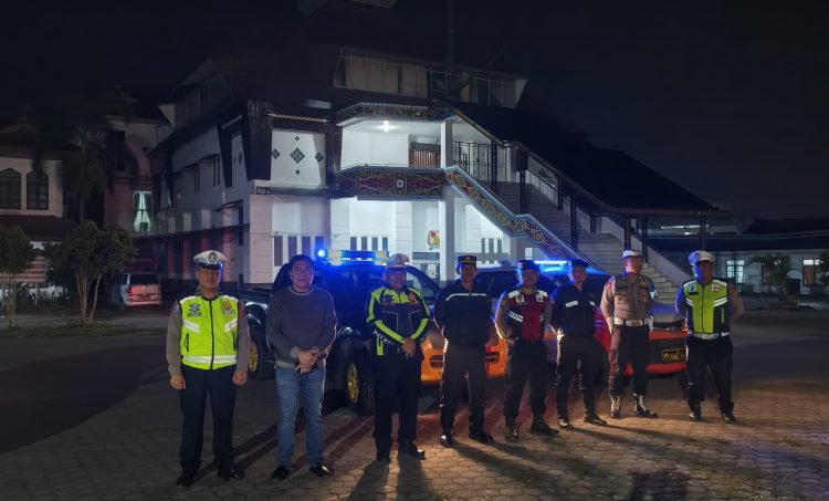 Patroli Gabungan Polres Tanah Karo, Cegah Gangguan Kamtibmas di Kabanjahe dan Sekitarnya