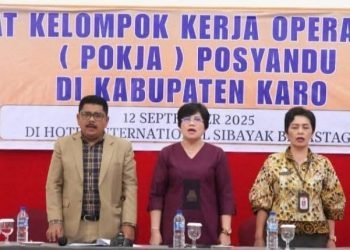 Ketua Tim Pembina Posyandu Kab .Karo Mengikuti Rapat Kelompok Kerja Operasional (POKJA) Posyandu