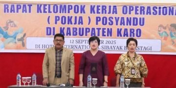 Ketua Tim Pembina Posyandu Kab .Karo Mengikuti Rapat Kelompok Kerja Operasional (POKJA) Posyandu