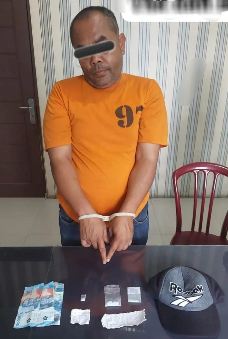 Simpan Sabu di Dalam Topi DG Ditangkap Satres Narkoba Polres Karo
