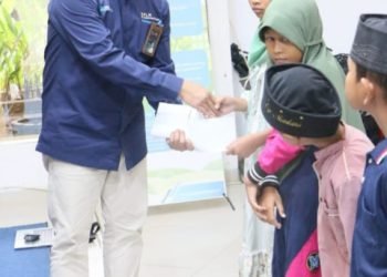 PLTU Pangkalan Susu Gelar Santunan Anak Yatim Bersama Masyarakat