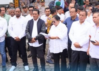 Aksi Berlangsung Damai, Bupati Karo Sambut Aspirasi Masyarakat