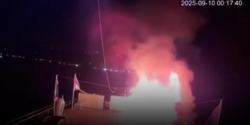 Menantang Blokade Israel, Kapal Global Flotilla Kembali Diserang Drone Saat Menuju Gaza