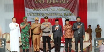 Kapolres Pakpak Bharat Pimpin Apel dan Doa Bersama dalam Rangka Indonesia Damai