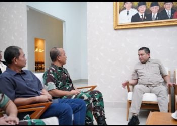 Tinjau Lokasi Pembangunan Satuan YTP Bupati Pakpak Bharat Terima Kunjungan Kementrian Pertahanan RI