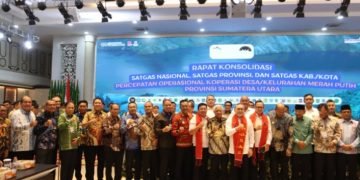 Wabup Pakpak Bharat Hadiri Rapat Konsolidasi Satgas Nasional Koperasi Merah Putih