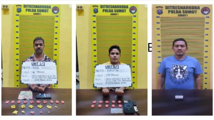 Polda Sumut Tangkap Oknum Brimob dan Dua Sindikat Pengedar Narkoba