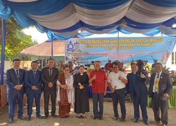 Maruli Siahaan Ajak Jemaat HKBP Hotma Uli Patumbak Dukung Generasi Penerus Gereja