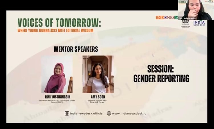 Voices of Tomorrow, Program Indonesia–India Latih Jurnalis Hadapi Tantangan Global