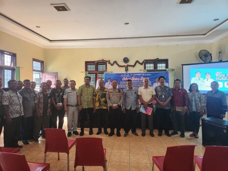 Sat Lantas Polres Tanah Karo Gelar Sosialisasi Opsen Pajak PKB & BBN-KB l