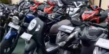 Polsek Medan Timur Gerebek Rumah Penyimpanan Motor