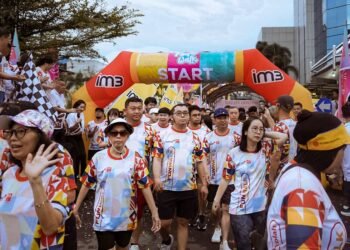 Tingkatkan Pendidikan dan Kesehatan Masyarakat, Indosat Gelar Fun Walk Bareng INTI