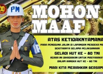 Jelang HUT Ke-80 TNI di Medan, Warga Diajak Meriahkan Bersama