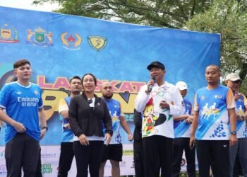 Zita Anjani & Syah Afandin Lepas 3.350 Peserta Langkat Run Fest 2025