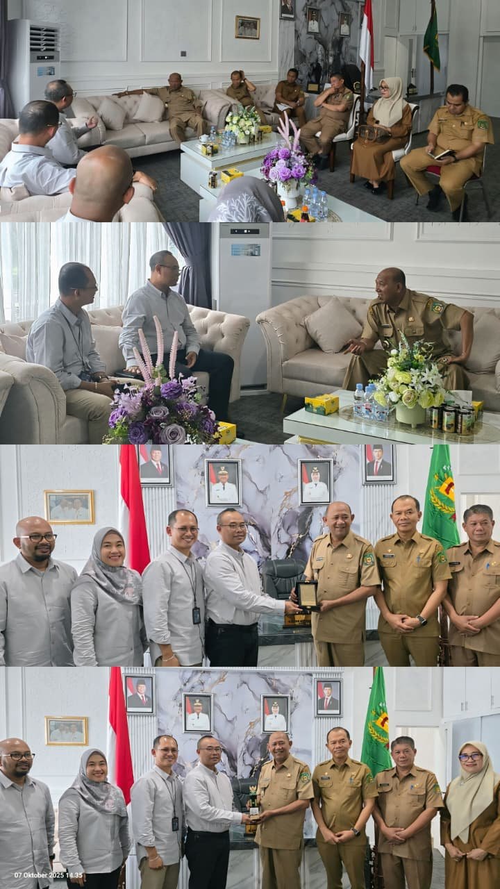 PT PLN Indonesia Power UBP Pangkalan Susu Lakukan Silahturahmi ke Kantor Bupati Langkat