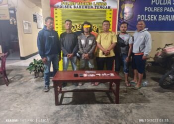 Polsek Barteng Bekuk Pengedar Sabu Bersama Barang Buktinya