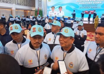 Kontingen Sumut Menuju Kudus Mengikuti PON Bela Diri