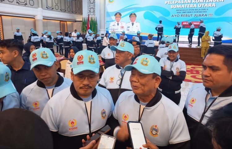 Kontingen Sumut Menuju Kudus Mengikuti PON Bela Diri