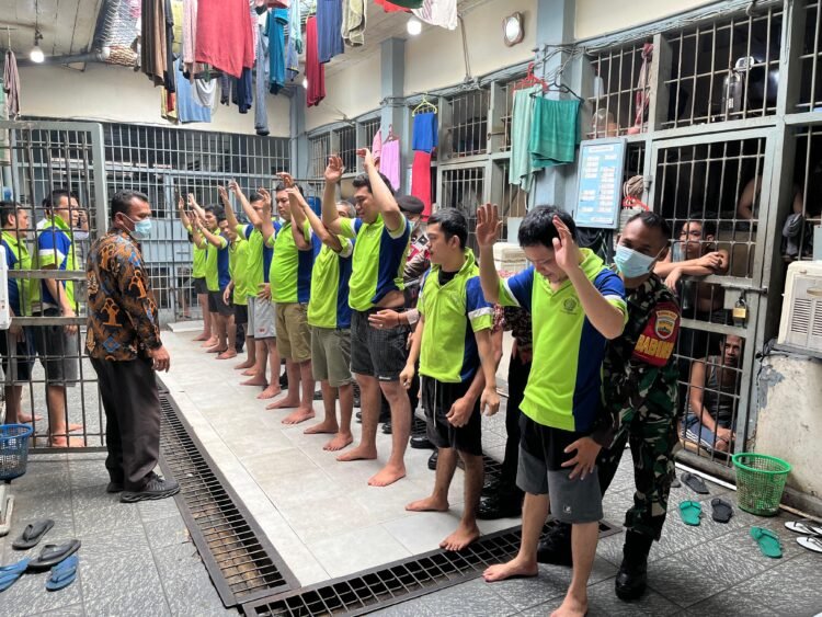 Polres Palas Gelar Razia Gabungan Rutan Kelas IIB Sibuhuan