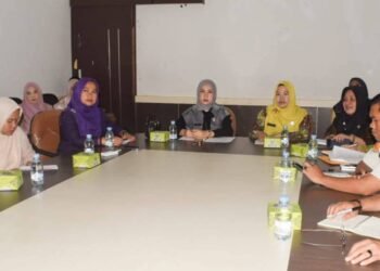 TP PKK Kabupaten Palas Sosialisasi Penyusunan Renstra dan Saran Tindak Terhadap Isu Strategis Posyandu Enam Bidang SPM
