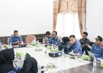 Wakil Bupati Palas Pimpin Rapat Finalisasi Data Asistensi Perhitungan IKS Kabupaten Palas Tahun 2025