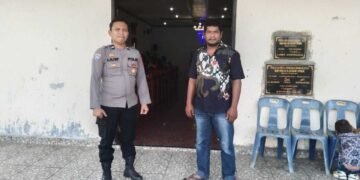 Rutin Laksanakan Pam Rumah Ibadah, Polsek Barteng Wujudkan Kegiatan Ibadah yang Aman dan Kondusif