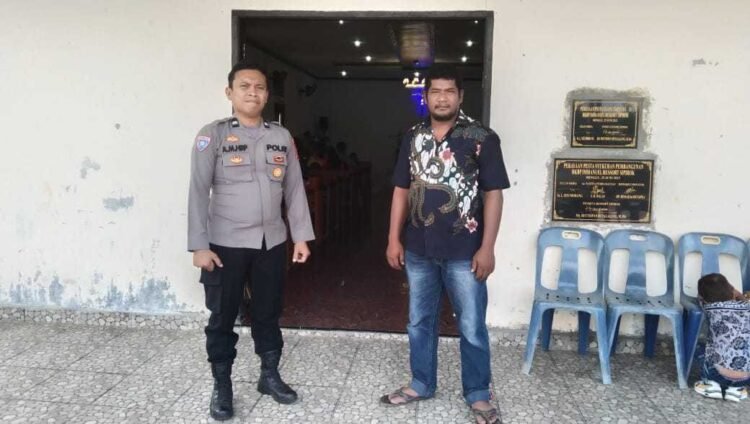 Rutin Laksanakan Pam Rumah Ibadah, Polsek Barteng Wujudkan Kegiatan Ibadah yang Aman dan Kondusif