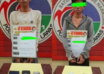 Satresnarkoba Polres Palas Ringkus Pengedar Sabu Pakai Tekhnik Undercover