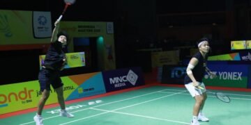 Jelang Turnamen Wondr by BNI Indonesia Masters 2025, Tim Bulutangkis Indonesia Jalani Latihan  
