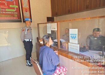 Pastikan Fungsi Pelayanan Sesuai SOP, Sipropam Polres Tanah Karo Lakukan Pengecekan Ruang Pelayanan