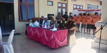 Ketua BSPPL Hadiri Pemusnahan Barang Bukti Narkoba di Polres Palas