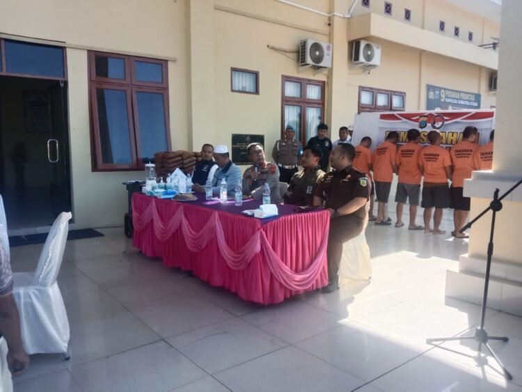 Ketua BSPPL Hadiri Pemusnahan Barang Bukti Narkoba di Polres Palas