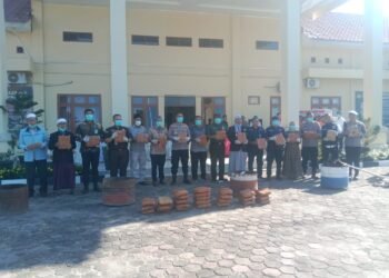 Satresnarkoba Polres Palas Musnahkan Barang Bukti Narkotika di Mapolres Palas