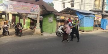 Pos Lantas Polsek Sosa, Optimalkan Pengaturan Pos Padat Pagi