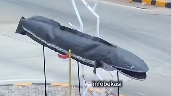 Viral! Tugu Ikan Gabus Ikon Baru Bekasi Bikin Netizen Penasaran dengan Anggaran