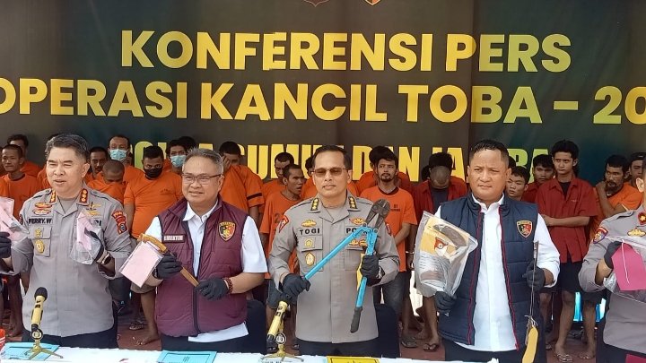 226 Penjahat 3C Terjaring Ops Kancil Toba 2025