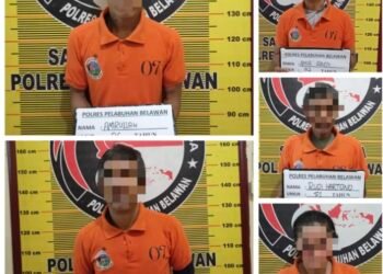 Sisir Lokasi Rawan Tawuran, Polisi Tangkap 5 Pelaku Narkoba