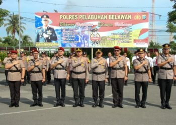 Tiga Jabatan Strategis di Polres Pelabuhan Belawan di Sertijab