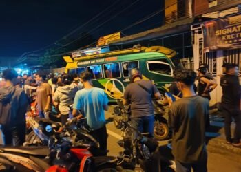 Diduga Senggolan dengan Bus Sinabung, Wanita Tewas Terlindas di Medan