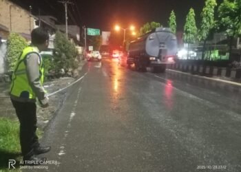 Ibu Luka, Anak Tewas Dilindas Kontainer Saat Menyeberang di Lubuk Pakam