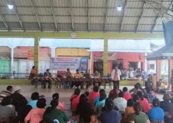 Sinergi Polsek Juhar dan Forkopimca Edukasi Masyarakat Cegah Stunting