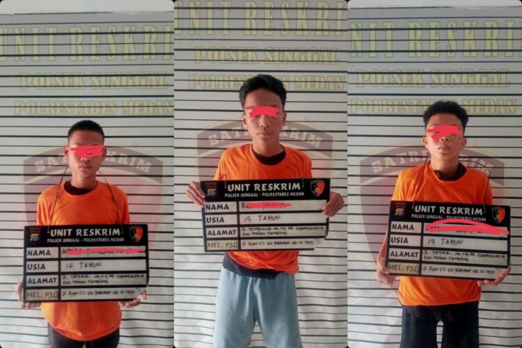 Tiga ABG ‘Petentengan’ Bawa Clurit Ditangkap, Ini Tampangnya